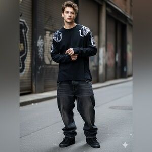 GYPSY 05 Black Long Sleeve Tee MEDIUM